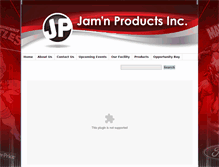 Tablet Screenshot of jamnproducts.com